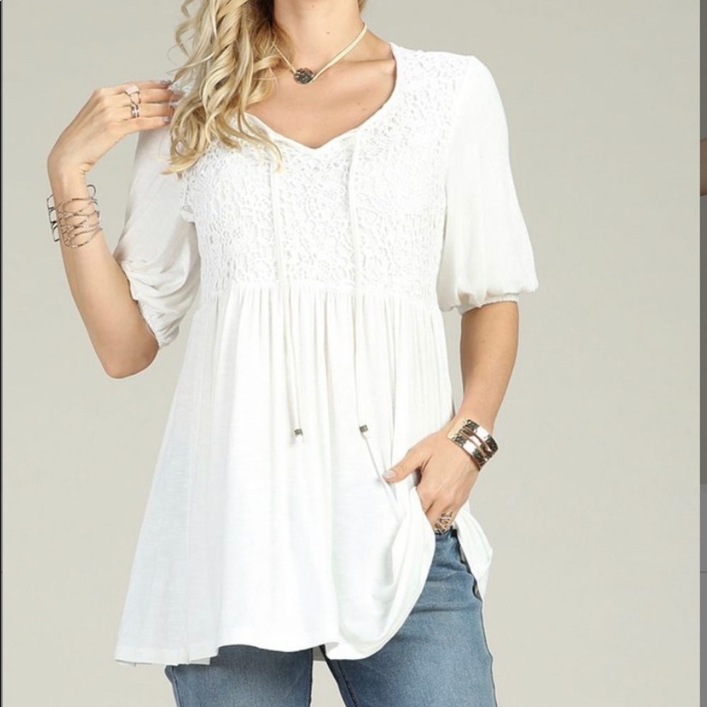 Tunic length top